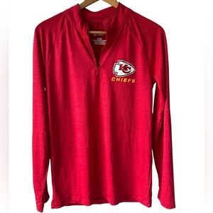 Chiefs NFL Men’s 1/4 Zip Long Sleeve Shirt